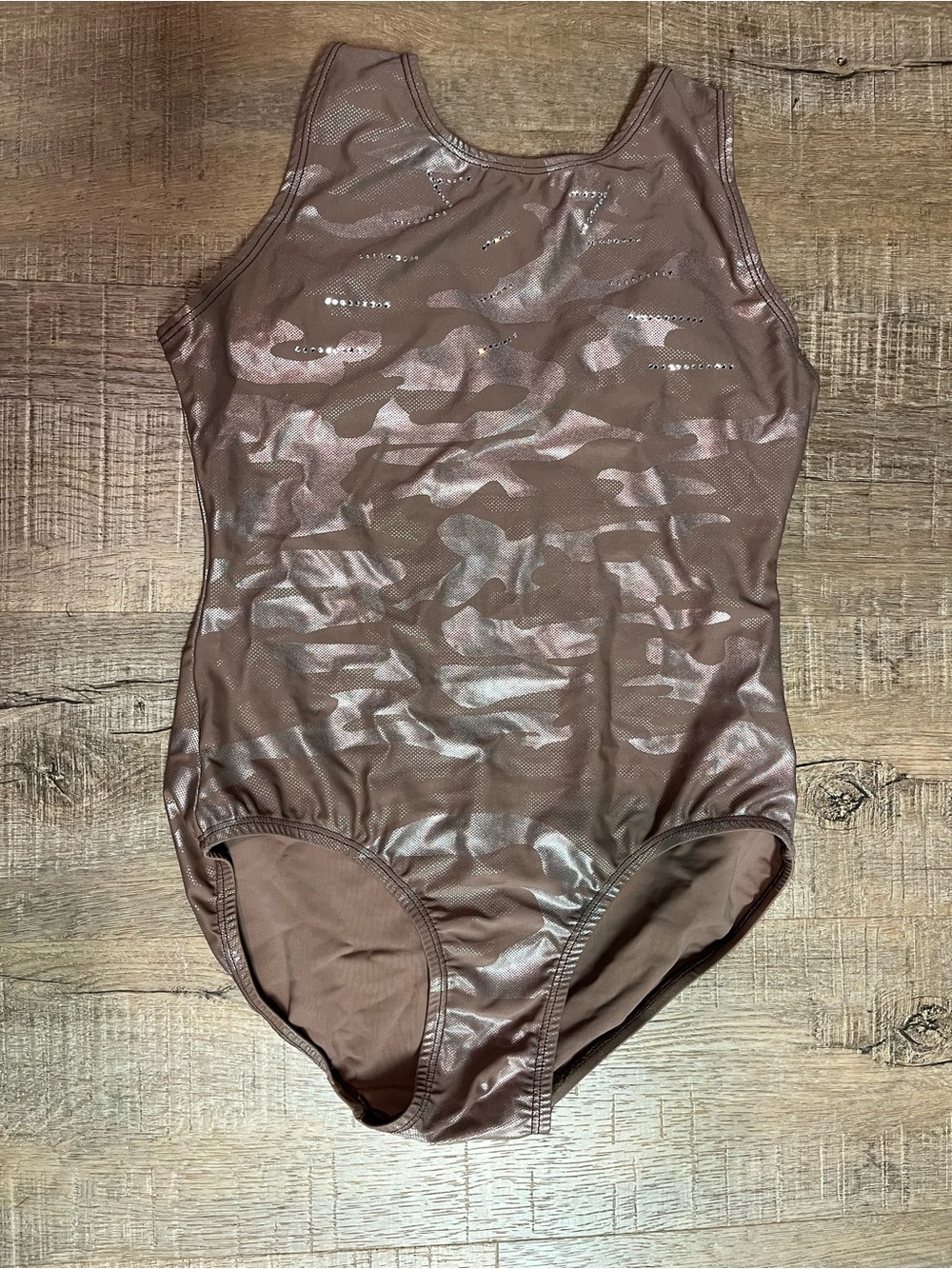 Women’s Shimmery Brown One-Piece leotard